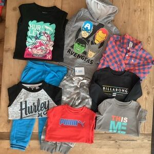Bundle of 4Y Boys Tops and bottoms